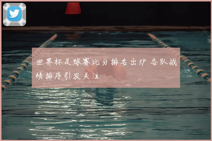 世界杯足球赛比分排名出炉 各队战绩排序引发关注